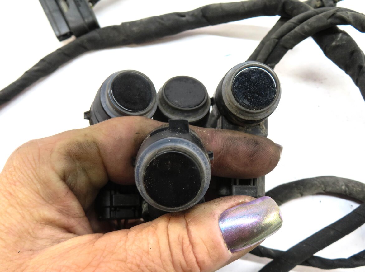 Thumbnail 4: 2014 MERCEDES ML350 W166 REAR PARK ASSIST PDC SENSOR SET 4 (OBSIDIAN BLACK 197U)
