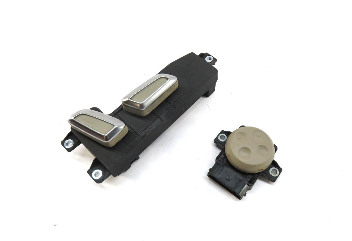 2014 AUDI Q7 (4L) RIGHT FRONT PASSENGER SEAT ADJUST ADJUSTMENT SWITCH (BEIGE)