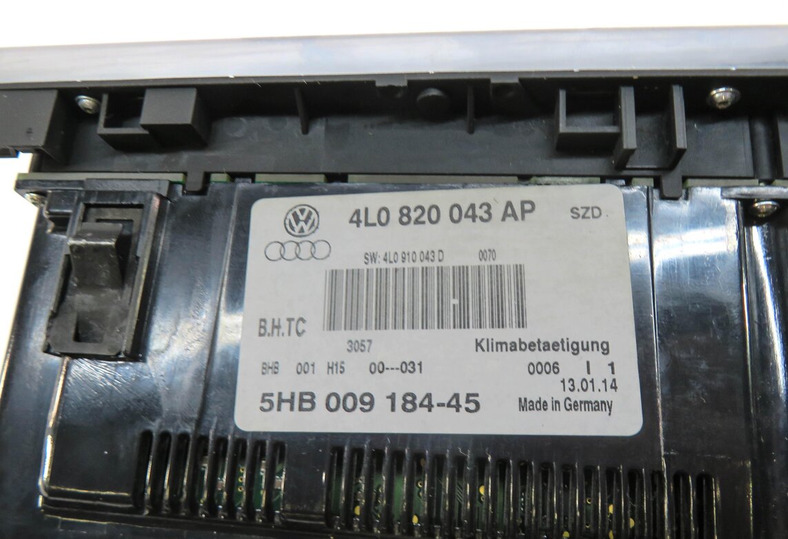 Thumbnail 6: 2013-2015 AUDI Q7 (4L) HEATER AC TEMPERATURE CLIMATE CONTROL PANEL (HEATED SEAT)