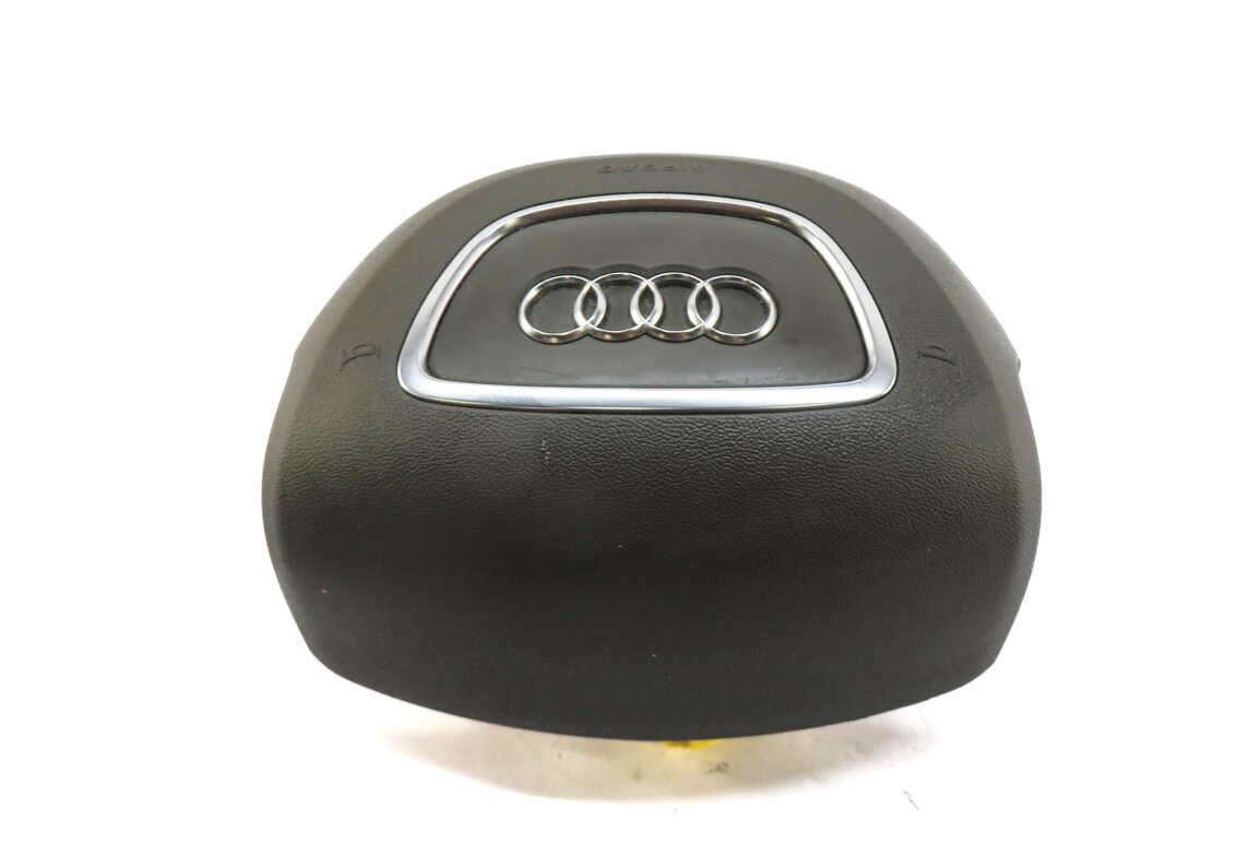 Thumbnail 3: 11-15 AUDI Q7 (4L) LEFT DRIVER STEERING WHEEL SRS AIRBAG AIR BAG (PIMENTO BEIGE)