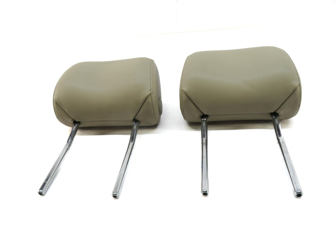 Thumbnail 2: 2008-2015 AUDI A6 S6 Q7 (C6 4L) FRONT LEFT & RIGHT SEAT HEADREST SET (BEIGE)