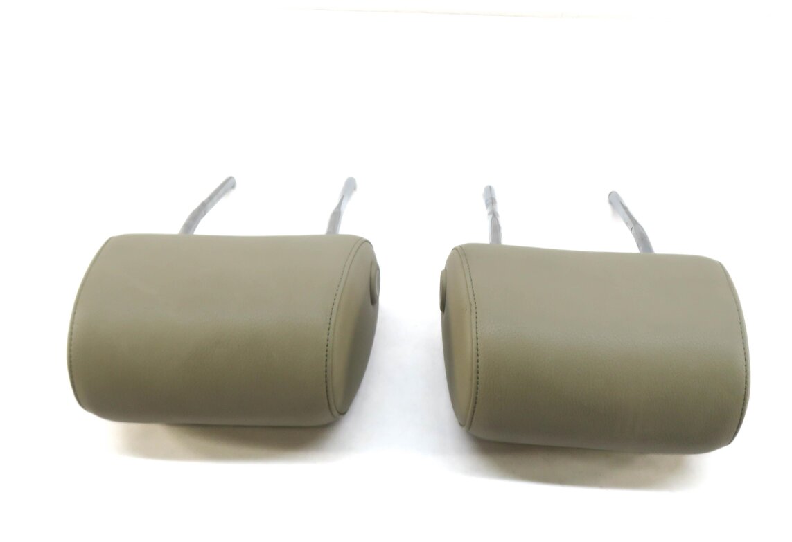 Thumbnail 5: 2008-2015 AUDI A6 S6 Q7 (C6 4L) FRONT LEFT & RIGHT SEAT HEADREST SET (BEIGE)