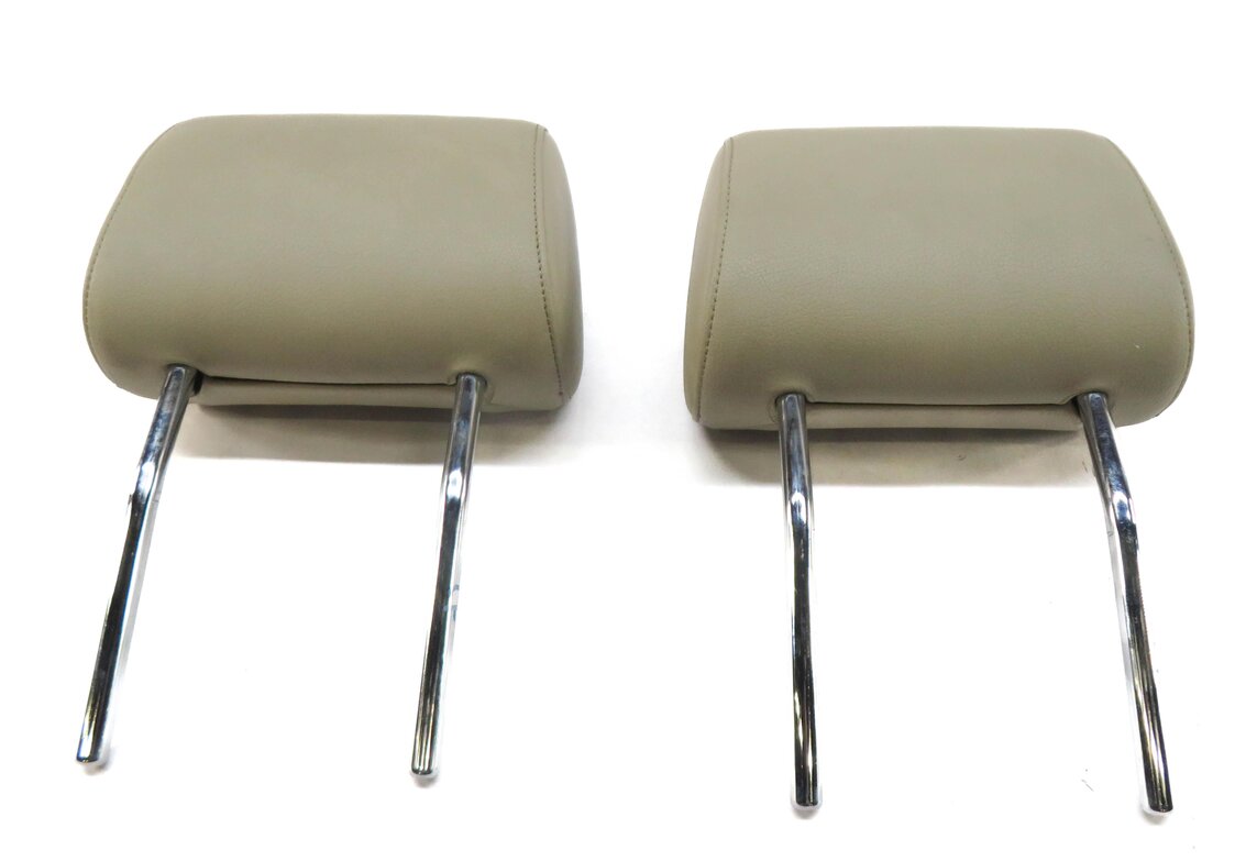 Thumbnail 6: 2008-2015 AUDI A6 S6 Q7 (C6 4L) FRONT LEFT & RIGHT SEAT HEADREST SET (BEIGE)