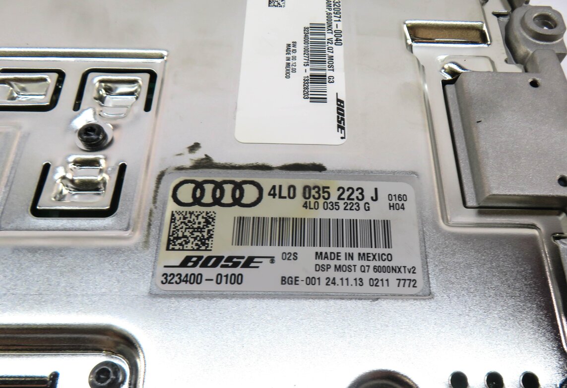 Thumbnail 3: 2013-2015 AUDI Q7 (4L) RADIO STEREO BOSE AUDIO AMP AMPLIFIER (OPTION 8RY)