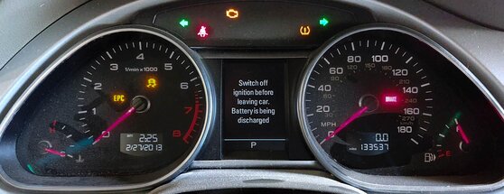 Thumbnail 2: 13-15 AUDI Q7 (4L) 3.0L CTWB SUPERCHARGED ENGINE BCM IMMOBILIZER MODULE KEY SET