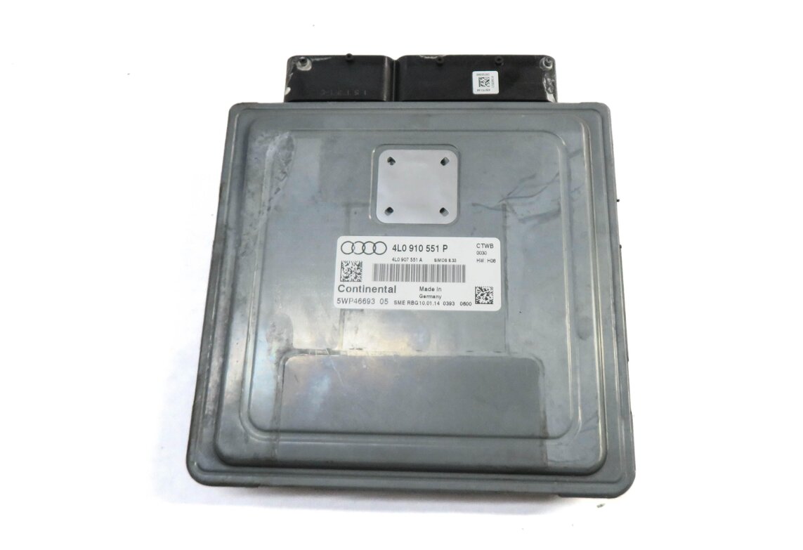 Thumbnail 4: 13-15 AUDI Q7 (4L) 3.0L CTWB SUPERCHARGED ENGINE BCM IMMOBILIZER MODULE KEY SET