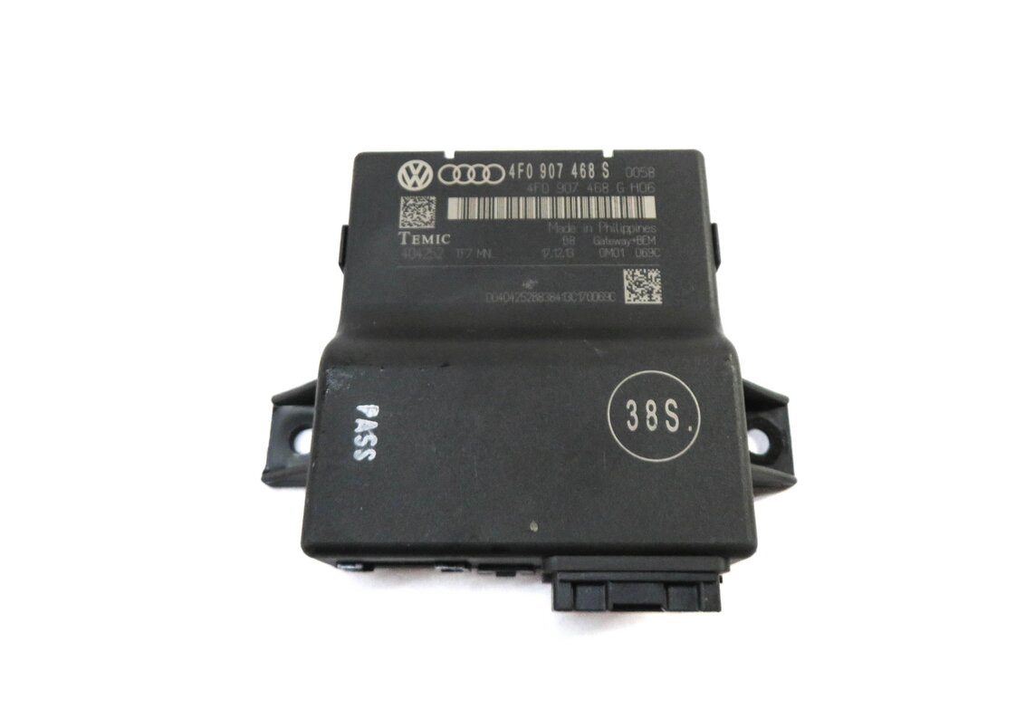 Thumbnail 6: 13-15 AUDI Q7 (4L) 3.0L CTWB SUPERCHARGED ENGINE BCM IMMOBILIZER MODULE KEY SET