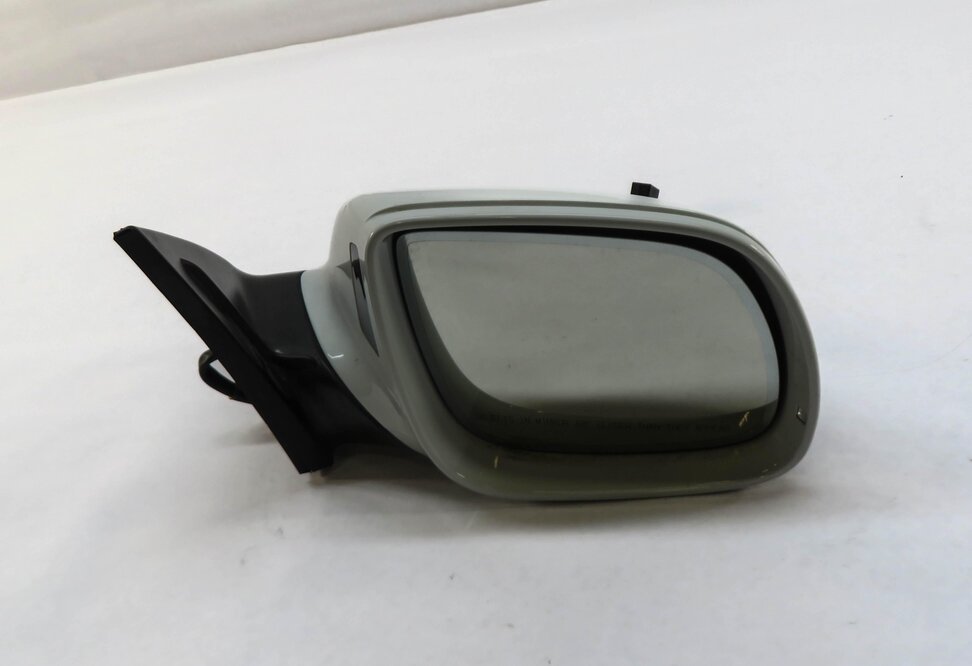 Thumbnail 1: 13-15 AUDI Q7 (4L) RIGHT PASSENGER P-FOLD BLIND SPOT DOOR MIRROR CARRARA WHITE