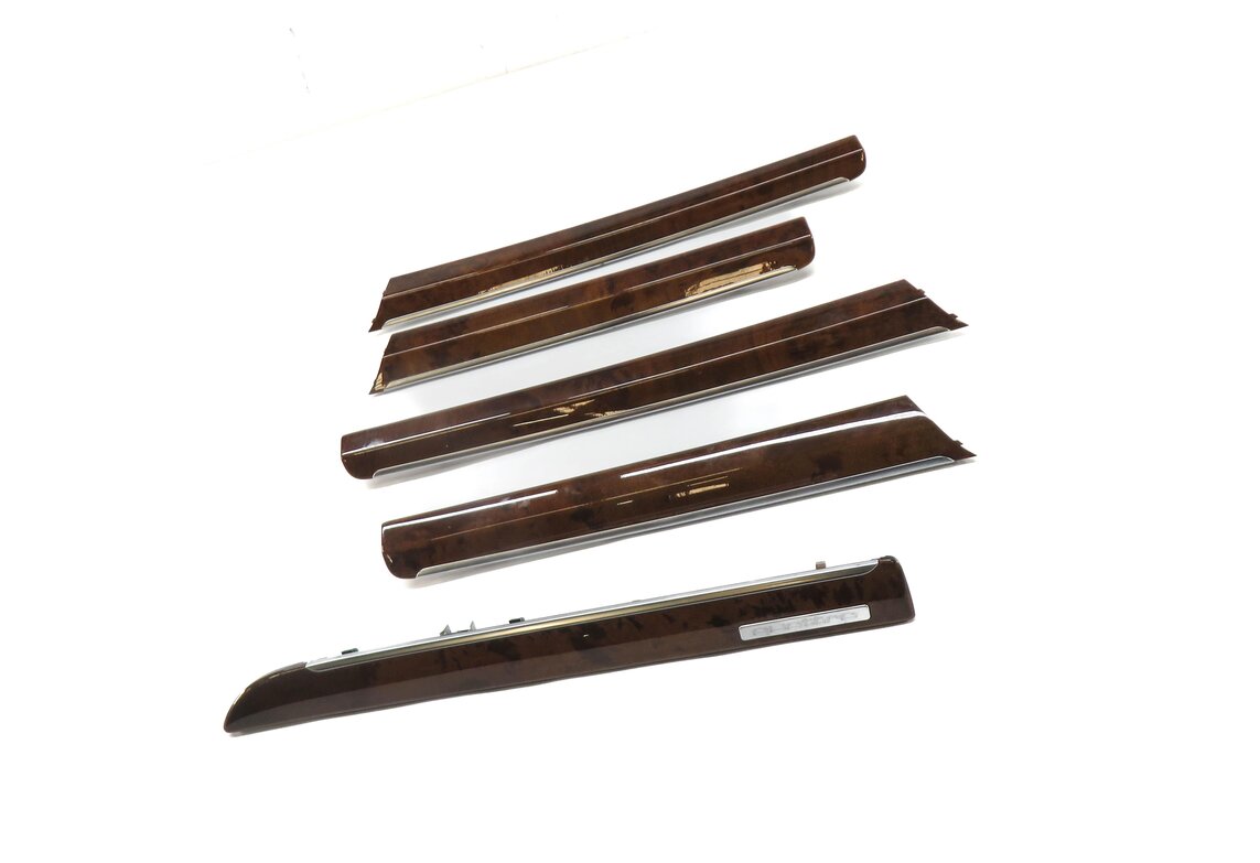 Thumbnail 1: 2014 AUDI Q7 (4L) DASH & DOOR INTERIOR TRIM PANEL SET-5 (BURR WALNUT WOOD 5TS)