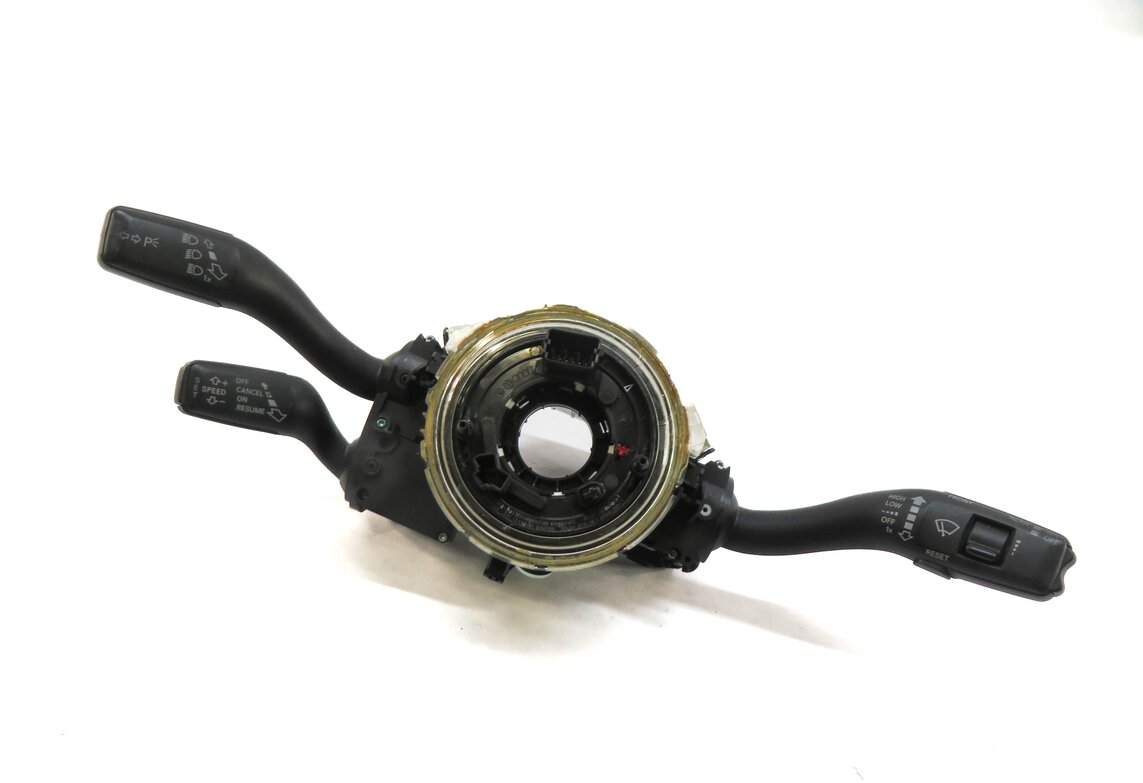 Thumbnail 1: 2009-2015 AUDI Q7 (4L) STEERING COLUMN BLINKER WIPER CRUISE COMBINATION SWITCH