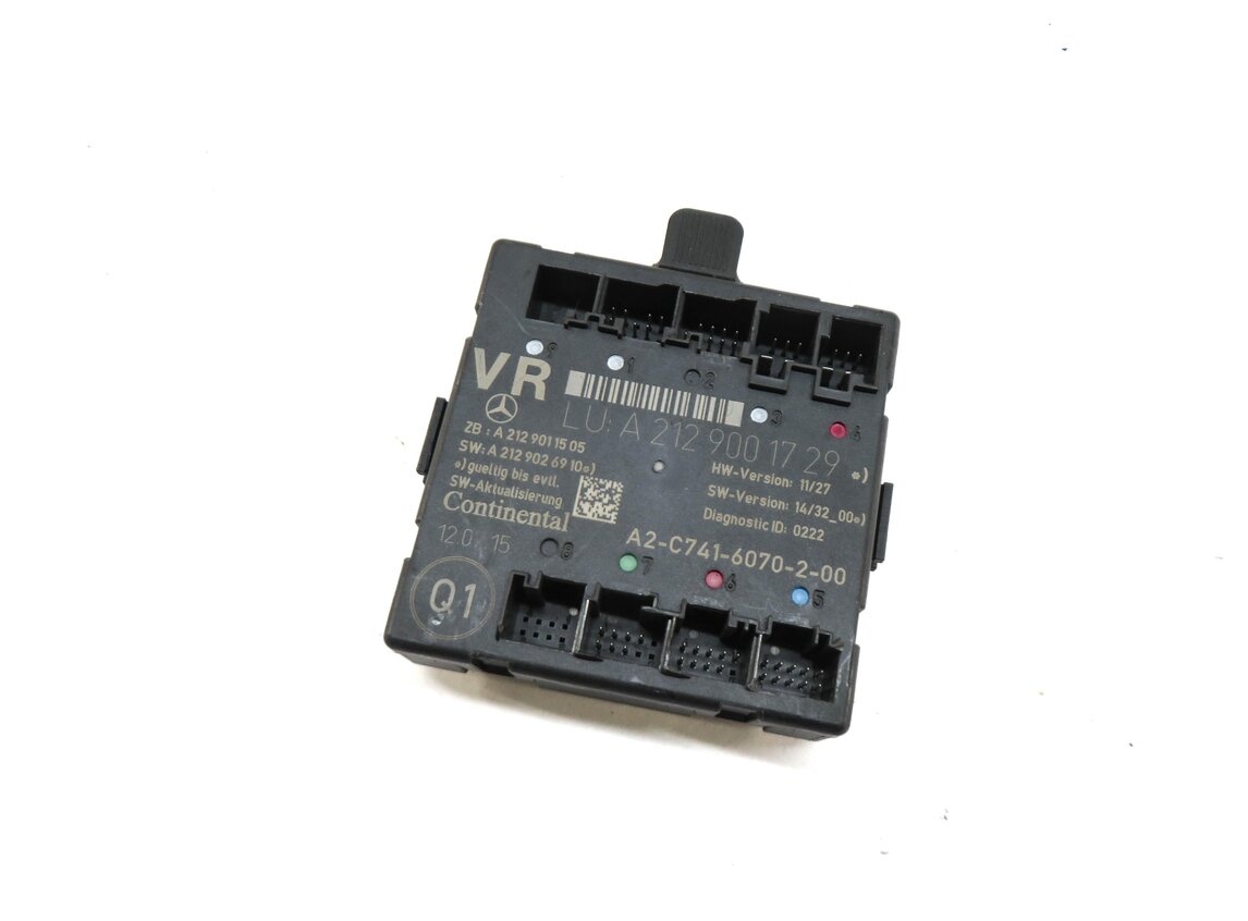 2016 MERCEDES SLK300 (R172) RIGHT FRONT PASSENGER DOOR CONTROL MODULE