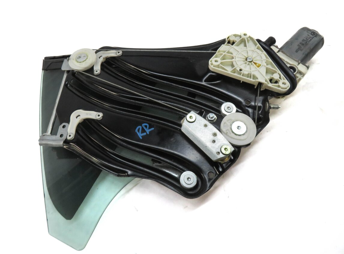 Thumbnail 4: 2016 MERCEDES SLK300 (R172) RIGHT REAR QUARTER WINDOW REGULATOR w/ MOTOR & GLASS