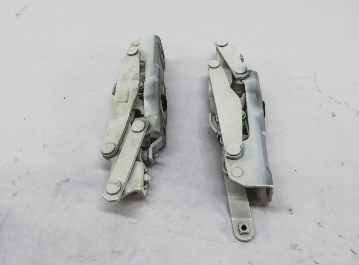 Thumbnail 2: 16-22 MERCEDES SL SLC SLK CLASS (R172 R232) FRONT HOOD HINGE SET-2 (WHITE 149U)