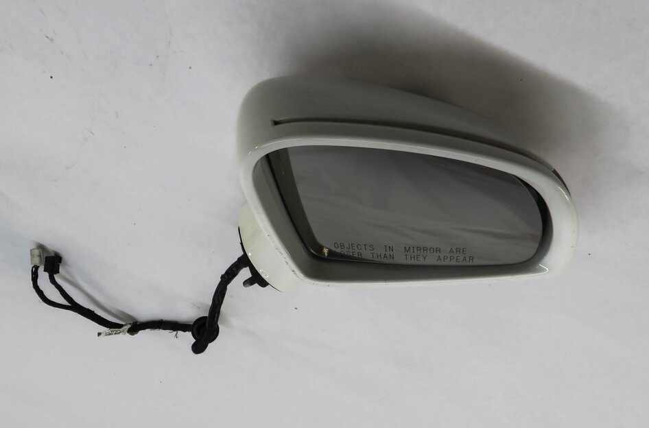 12-20 MERCEDES SLC SLK CLASS (R172) RIGHT P-FOLD MEM AUTODIM DOOR MIRROR (WHITE)