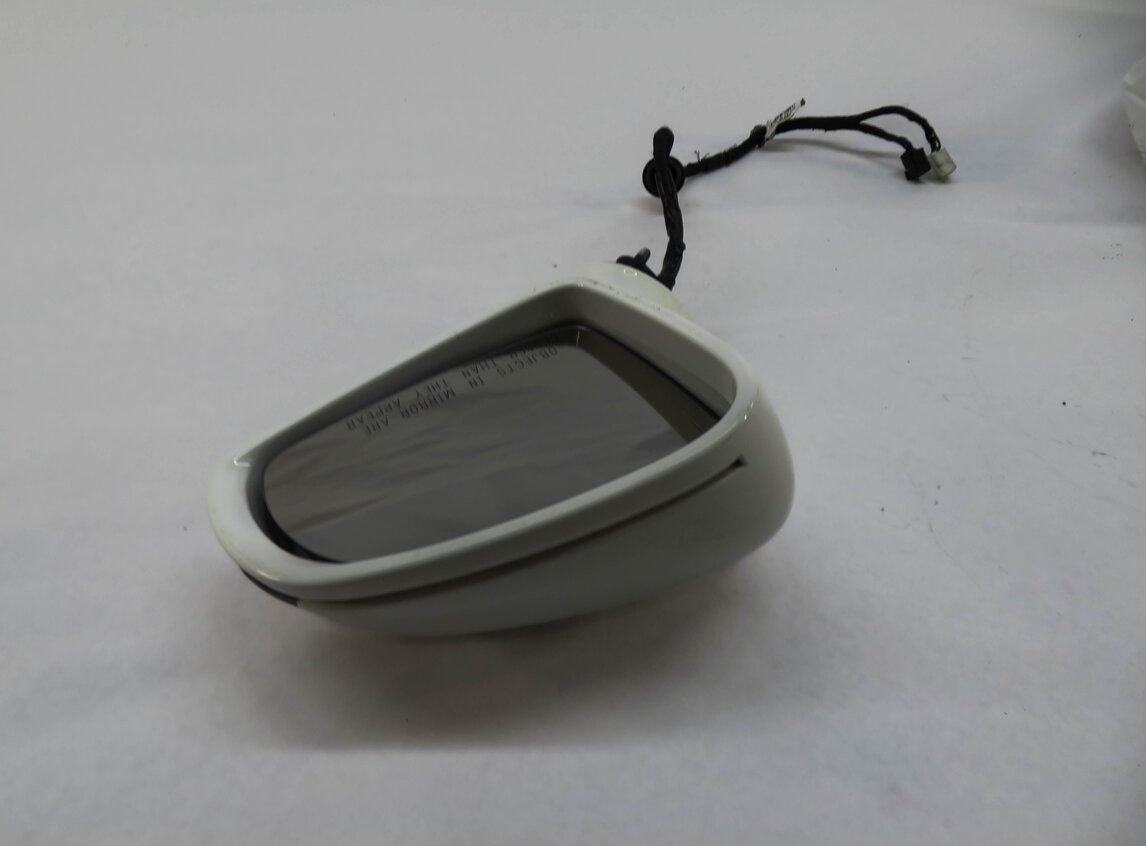 Thumbnail 3: 12-20 MERCEDES SLC SLK CLASS (R172) RIGHT P-FOLD MEM AUTODIM DOOR MIRROR (WHITE)