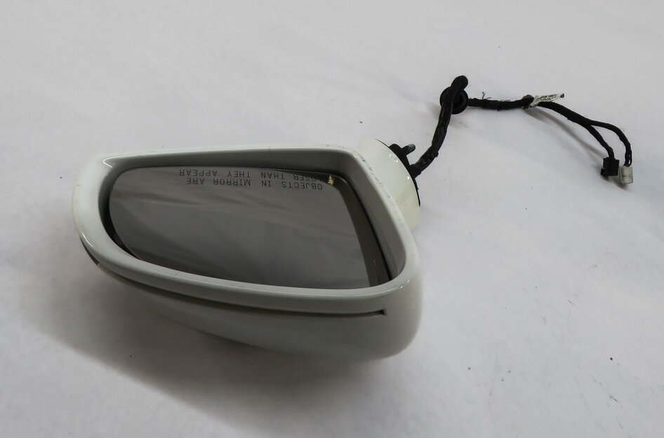 Thumbnail 4: 12-20 MERCEDES SLC SLK CLASS (R172) RIGHT P-FOLD MEM AUTODIM DOOR MIRROR (WHITE)