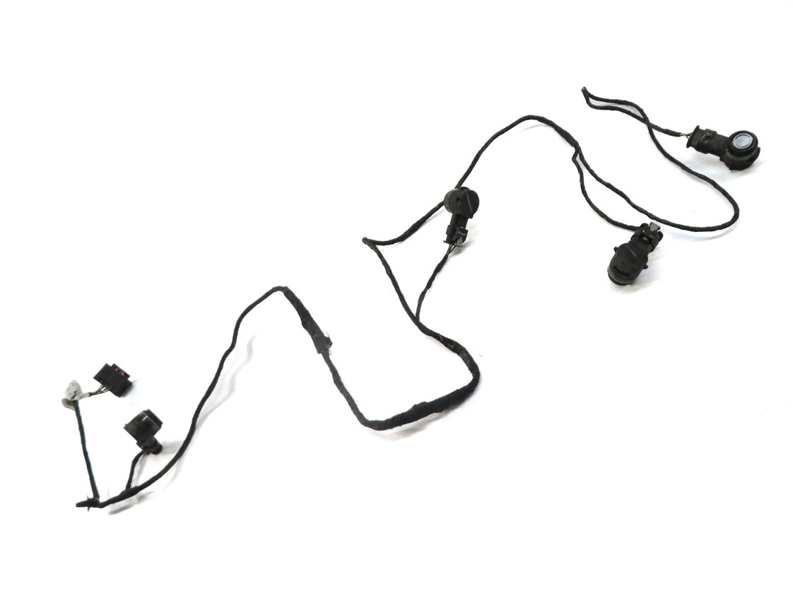 Thumbnail 5: 2014 BMW X5 (F15) REAR PARKING DISTANCE PDC SENSOR SET 4 w/ HARNESS (Brown)