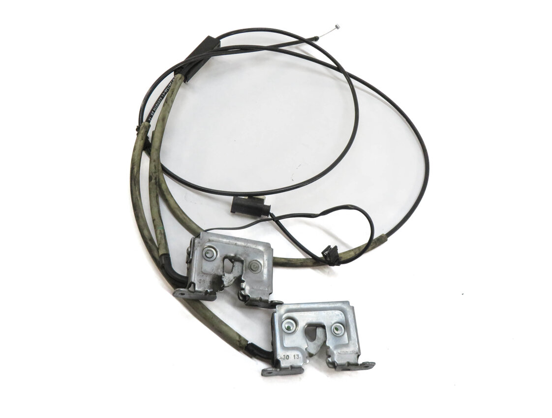 Thumbnail 5: 2014 BMW X5 (F15) LEFT & RIGHT OPEN CLOSE RELEASE HOOD LATCH SET 2 WITH CABLES