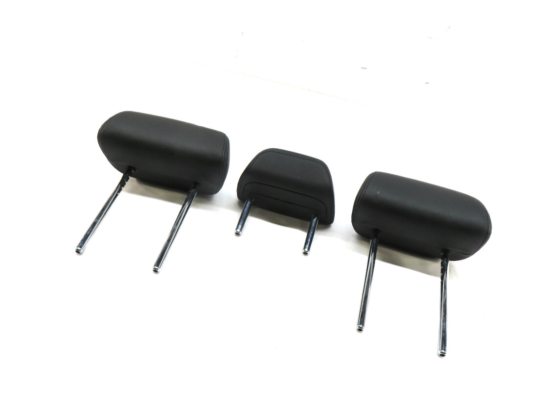 Thumbnail 5: 2014 BMW X5 (F15) REAR 2ND ROW LEFT RIGHT CENTER HEADREST SET 3 (Black)