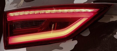 Thumbnail 2: 2015-2016 AUDI A3 S3 (8V) SEDAN CONVERTIBLE LEFT INNER LED TAILLIGHT LIGHT LAMP
