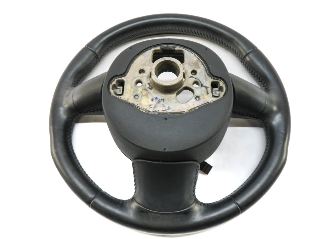 Thumbnail 6: 15-16 AUDI A3 (8V) LEFT DRIVER 3-SPOKE SPORT STEERING WHEEL w/ SWITCHES (BLACK)