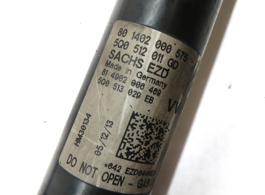 Thumbnail 7: 2015 AUDI A3 (8V) LEFT & RIGHT REAR SUSPENSION SHOCK STRUT SET-2