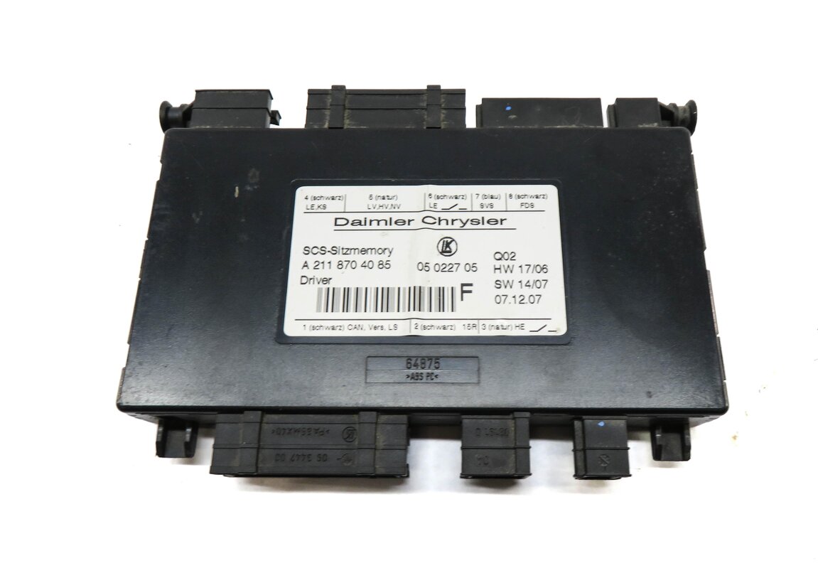 Thumbnail 2: 2008 MERCEDES GL450 (X164) LEFT FRONT DRIVER SEAT CONTROL MODULE