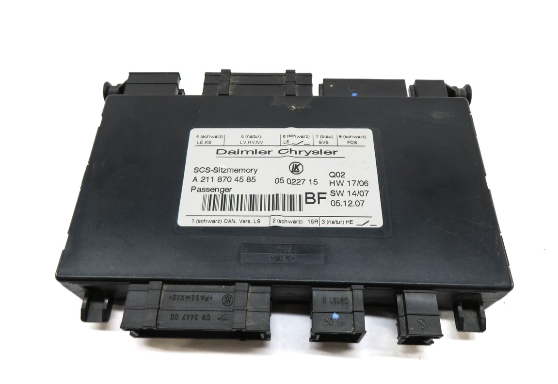 Thumbnail 2: 2008 MERCEDES GL450 (X164) RIGHT FRONT PASSENGER SEAT CONTROL MODULE