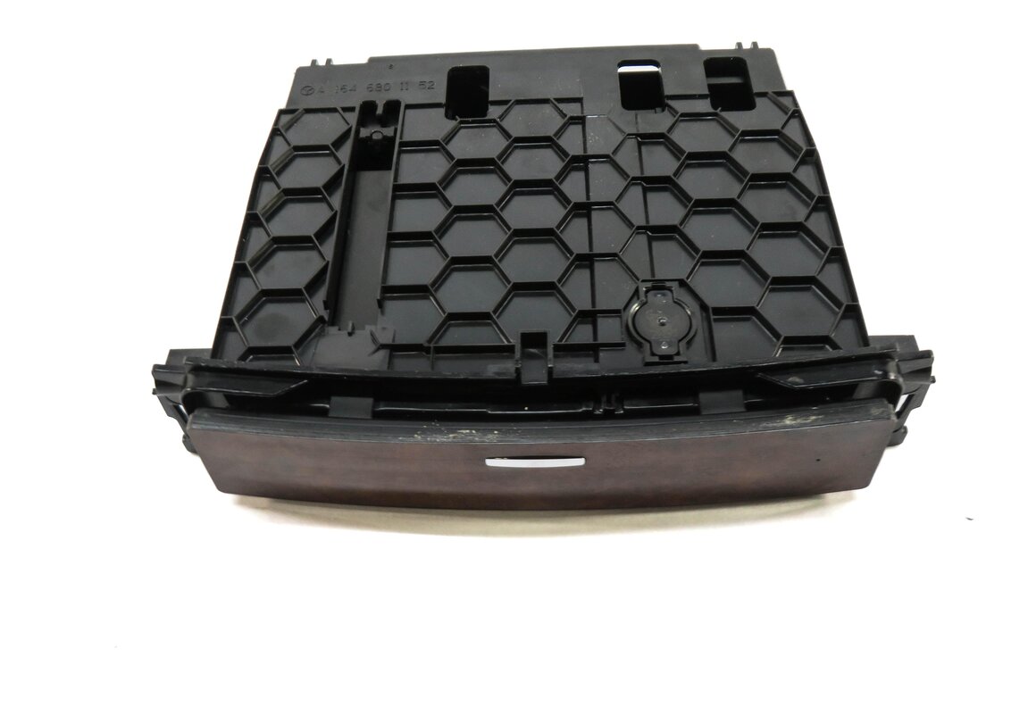 Thumbnail 4: 2008 MERCEDES GL450 (X164) FRONT POP OUT STORAGE TRAY COMPARTMENT (WALNUT WOOD)