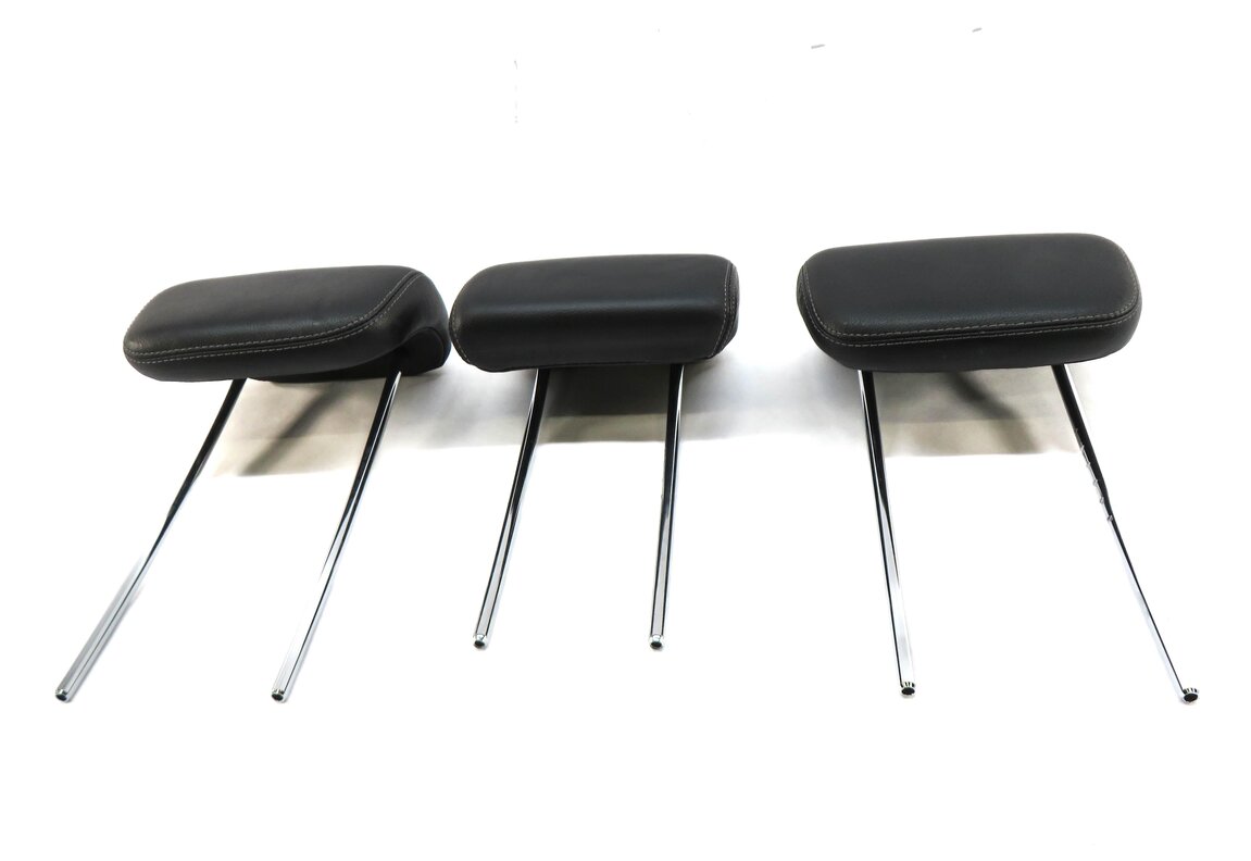 Thumbnail 2: 07-09 MERCEDES GL-CLASS (X164) REAR 2nd ROW SEAT HEADREST SET (BLACK LEATHER)