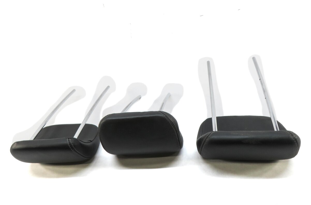 Thumbnail 4: 07-09 MERCEDES GL-CLASS (X164) REAR 2nd ROW SEAT HEADREST SET (BLACK LEATHER)