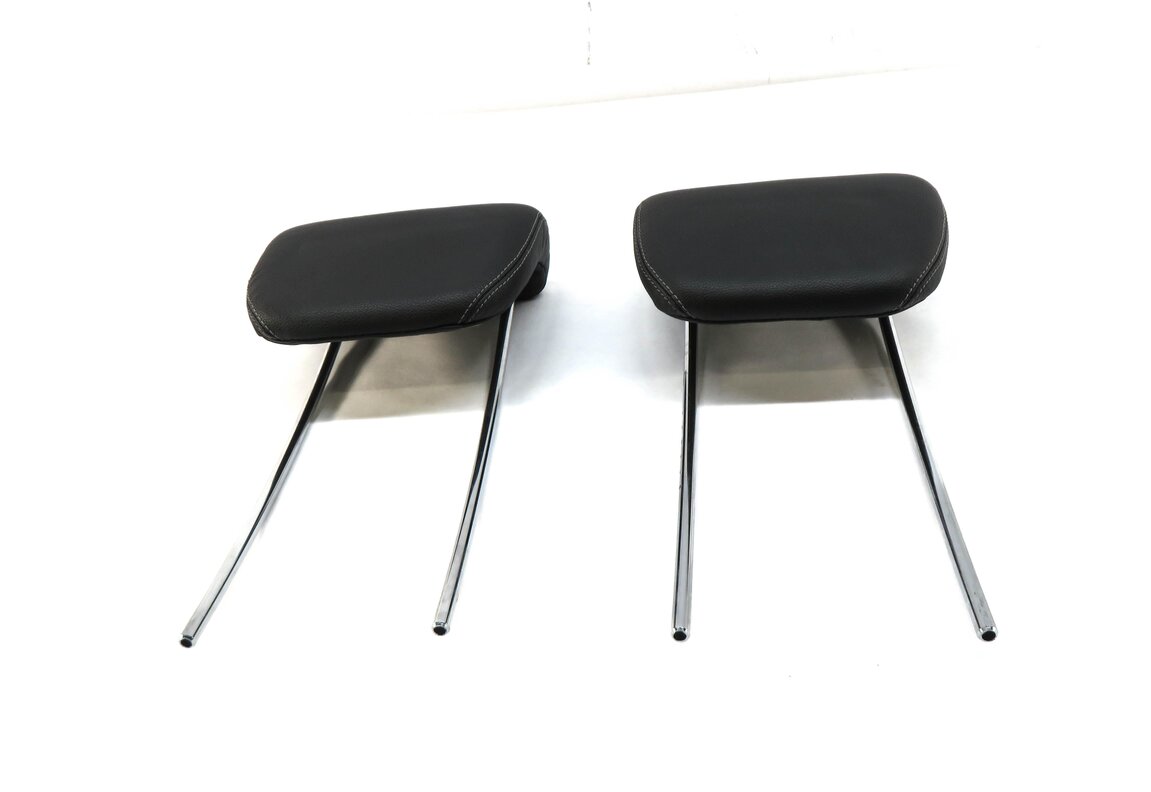Thumbnail 2: 07-09 MERCEDES GL-CLASS (X164) REAR 3rd ROW SEAT HEADREST SET (BLACK LEATHER)