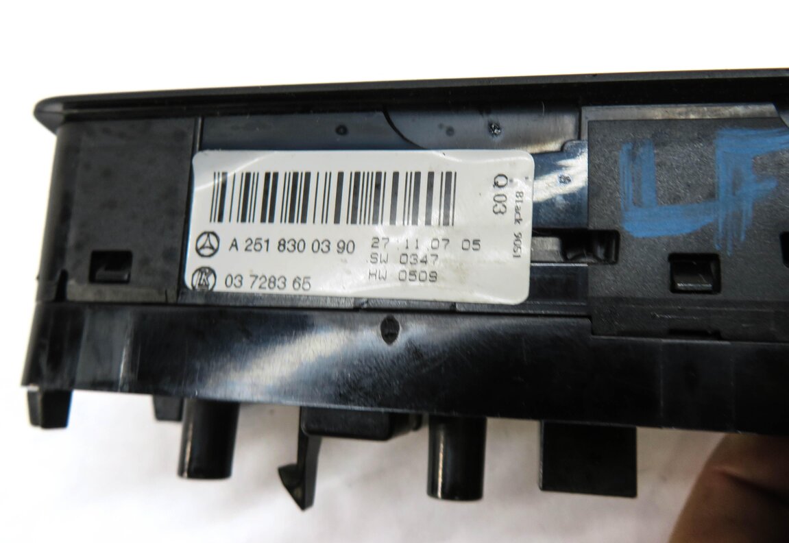 Thumbnail 5: 2006-2012 MERCEDES GL R CLASS (W251 X164) LEFT DRIVER PFOLD MASTER WINDOW SWITCH