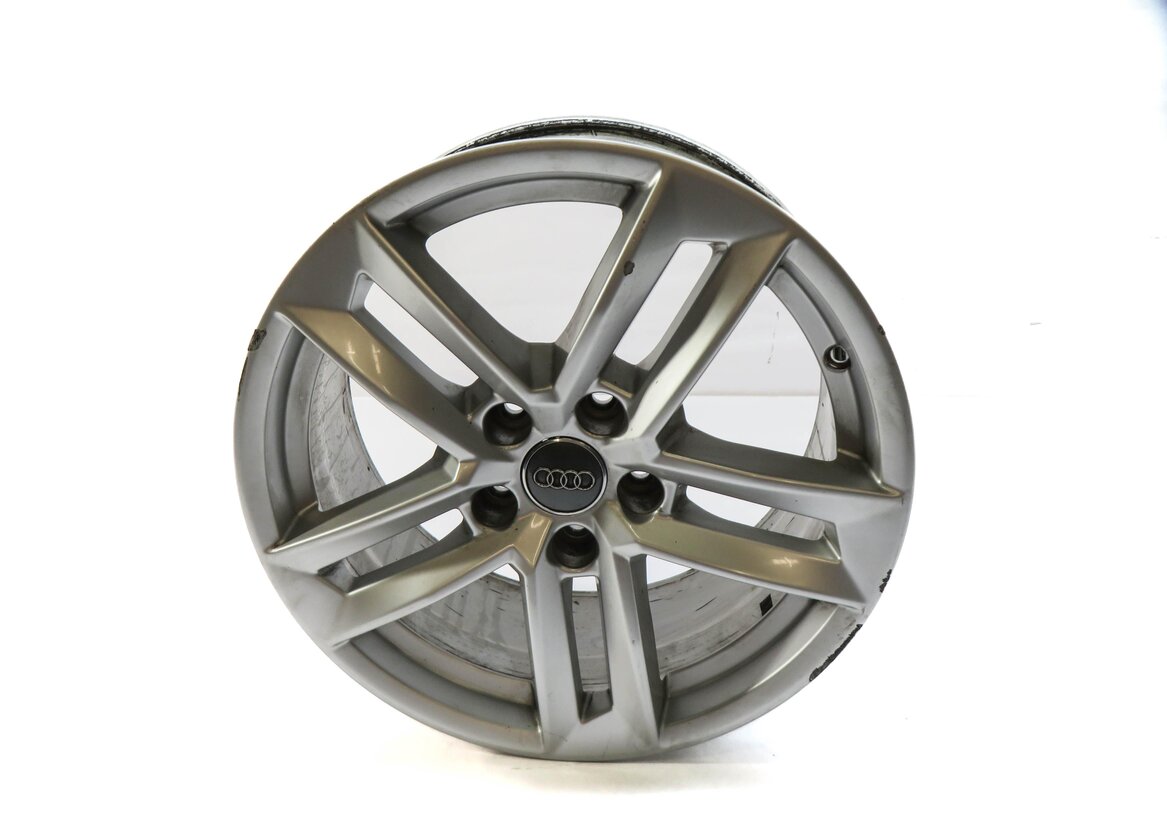 Thumbnail 4: 2017-2018 AUDI A4 (B9 8W) 17x7.5 ALUMINUM ALLOY 5-DOUBLE SPOKE WHEEL RIM SET-4