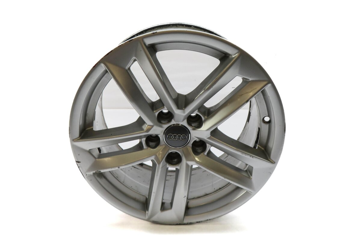 Thumbnail 5: 2017-2018 AUDI A4 (B9 8W) 17x7.5 ALUMINUM ALLOY 5-DOUBLE SPOKE WHEEL RIM SET-4