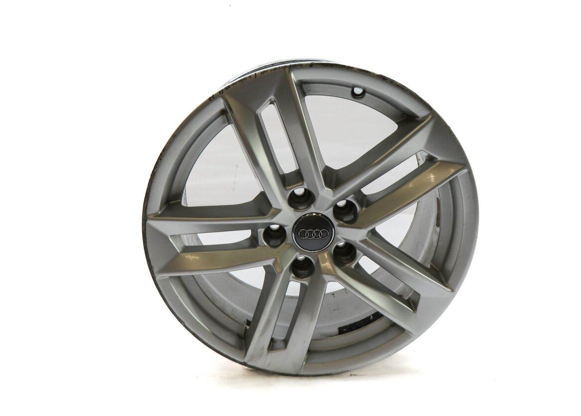 Thumbnail 6: 2017-2018 AUDI A4 (B9 8W) 17x7.5 ALUMINUM ALLOY 5-DOUBLE SPOKE WHEEL RIM SET-4