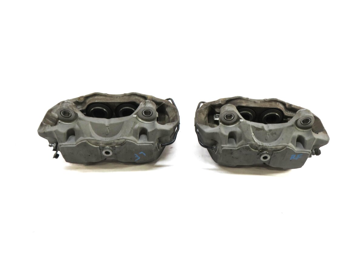 Thumbnail 4: 2017-2019 AUDI A4 A5 (B9 8W 8W6) FRONT LEFT & RIGHT BRAKE CALIPER SET-2