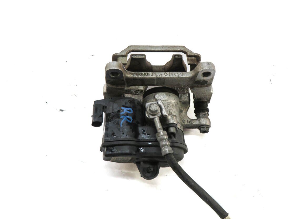 Thumbnail 4: 17-19 AUDI A4 A5 (B9 8W 8W6 F5) RIGHT PASSENGER REAR BRAKE CALIPER w/ ACTUATOR