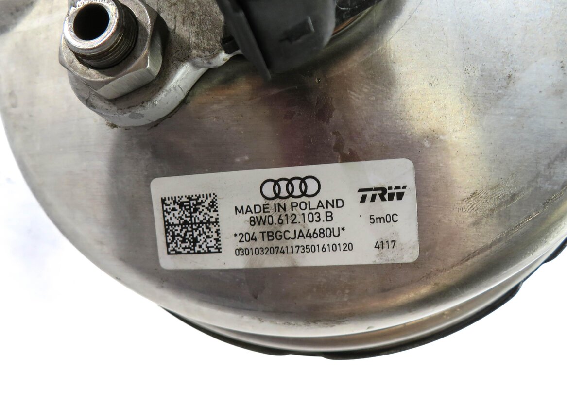 Thumbnail 5: 2017-2021 AUDI A4 / 2017 ALLROAD (B9 8W) POWER BRAKE BOOSTER w/ MASTER CYLINDER