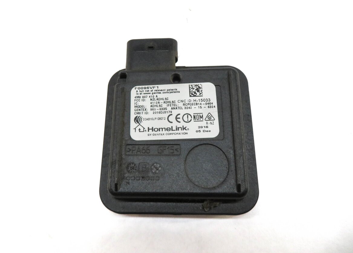2017 AUDI A4 (B9 8W) HOMELINK GARAGE DOOR OPENER CONTROL MODULE