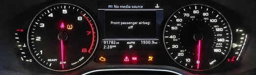 Thumbnail 2: 2017-2019 AUDI A4 ALLROAD (B9 8W) SPEEDOMETER INSTRUMENT GAUGE CLUSTER (MPH 91k)