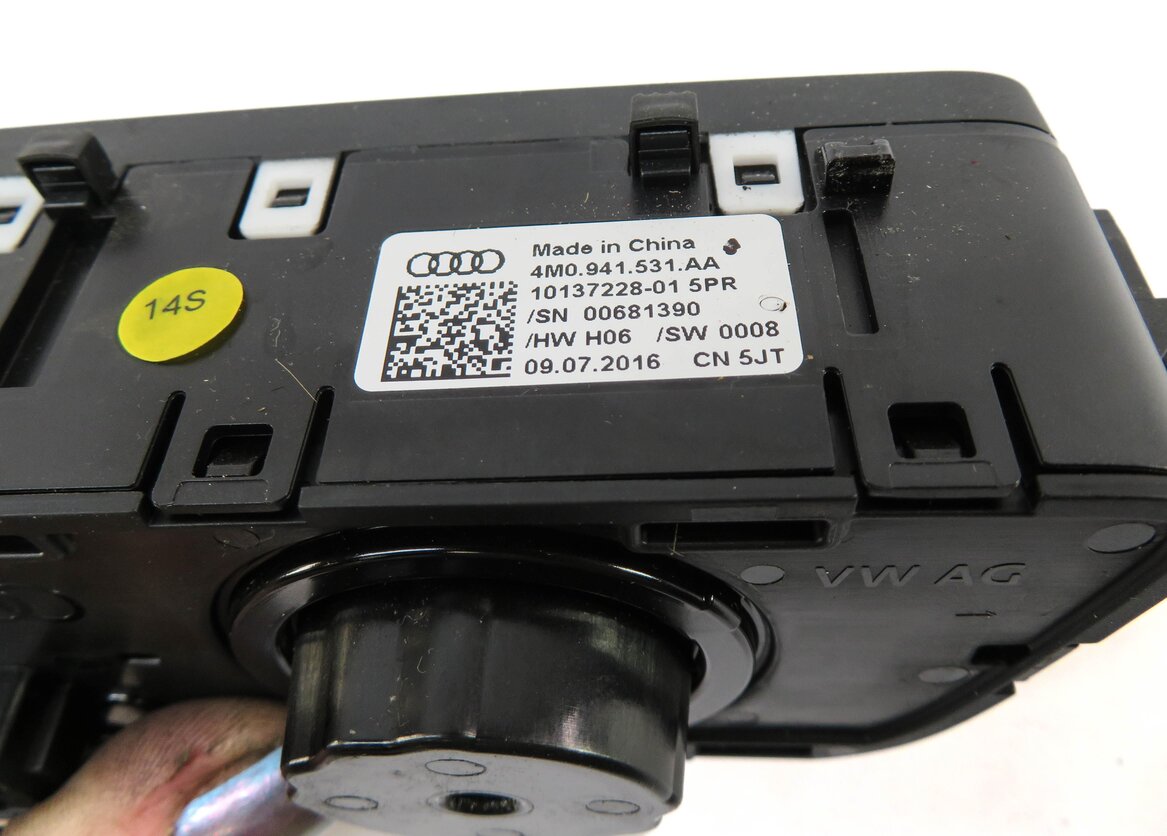 Thumbnail 5: 2016-2021 AUDI A4 A5 S4 S5 RS5 Q7 (B9 8W 8WS 4M) HEADLIGHT SWITCH