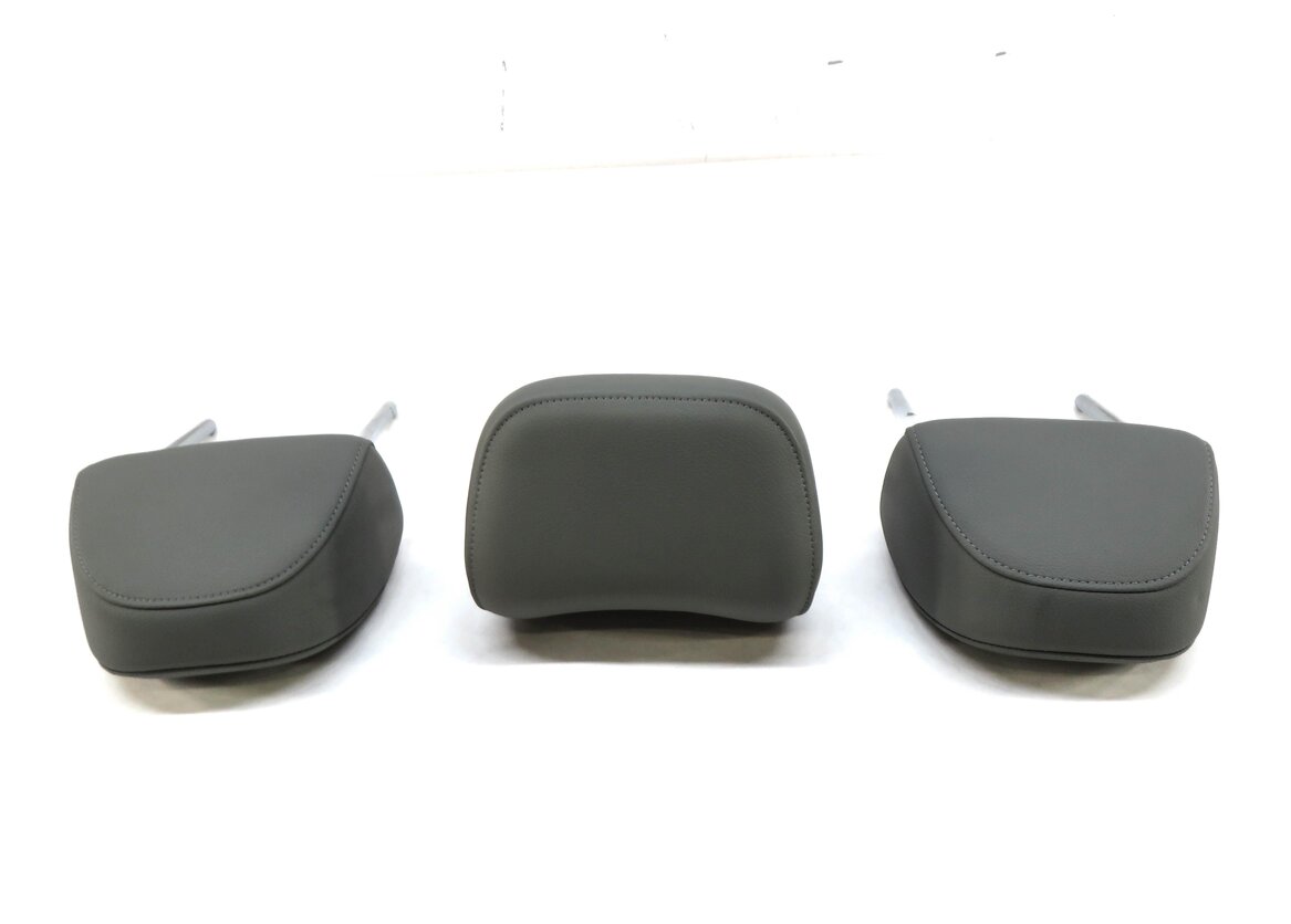 Thumbnail 4: 17-19 AUDI A4 ALLROAD (B9 8W) REAR SEAT LEFT CENTER RIGHT HEADREST SET (GRAY)
