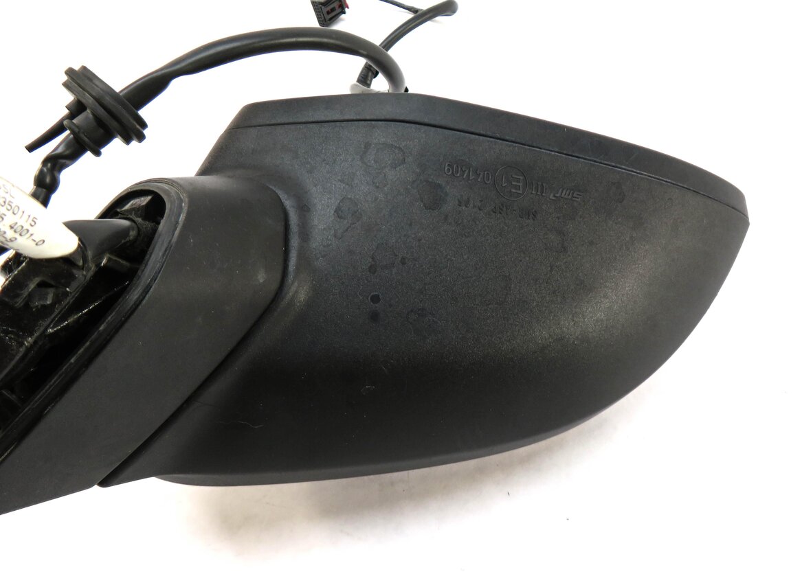 Thumbnail 6: 17-19 AUDI A4 (B9 8W) RIGHT HEATED MEMORY AUTODIM DOOR MIRROR (BRILLIANT BLACK)