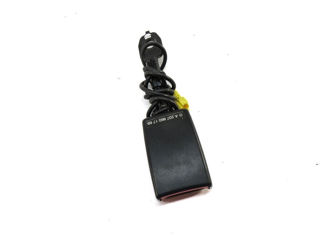 10-17 MERCEDES C E (A207 C204 C207) COUPE CONVERTIBLE DRIVER SEATBELT RECEIVER