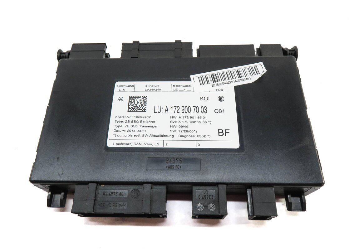 Thumbnail 2: 2014 MERCEDES E350 CONVERTIBLE (A207) RIGHT FRONT PASSENGER SEAT CONTROL MODULE