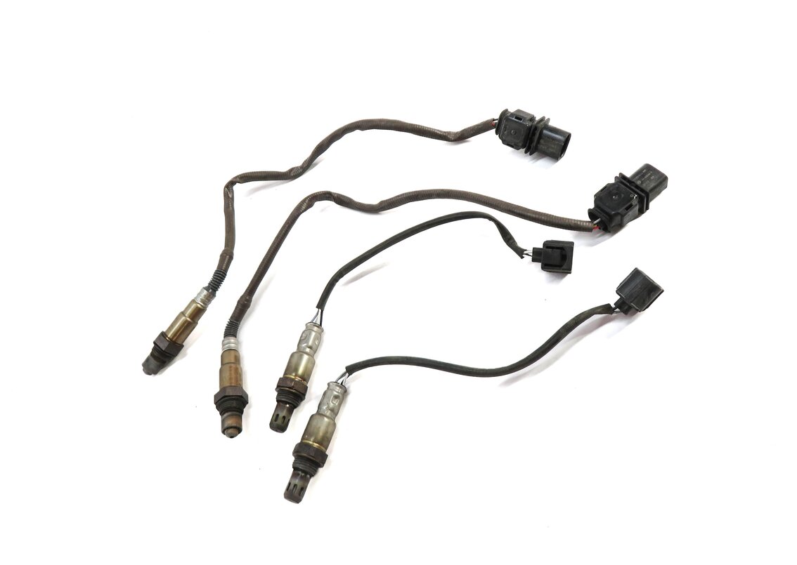 Thumbnail 3: 2014 MERCEDES E350 CONVERTIBLE (A207 W207) 3.5L M276 ENGINE OXYGEN SENSOR SET 4