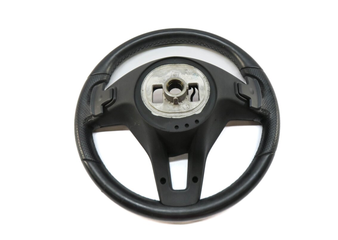 Thumbnail 4: 13-15 E CLS CLASS (C218 W212 W207) 3-SPOKE SPORT STEERING WHEEL w/o LANE ASSIST