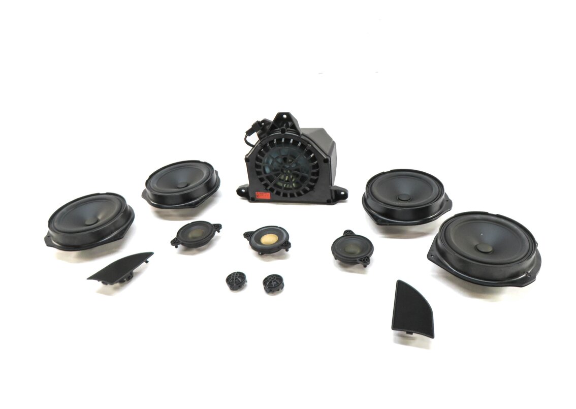 2014 MERCEDES E350 CONVERTIBLE A207 FRONT REAR LEFT RIGHT LOGIC 7 SPEAKER SET 12
