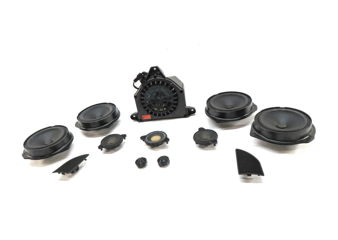 Thumbnail 2: 2014 MERCEDES E350 CONVERTIBLE A207 FRONT REAR LEFT RIGHT LOGIC 7 SPEAKER SET 12